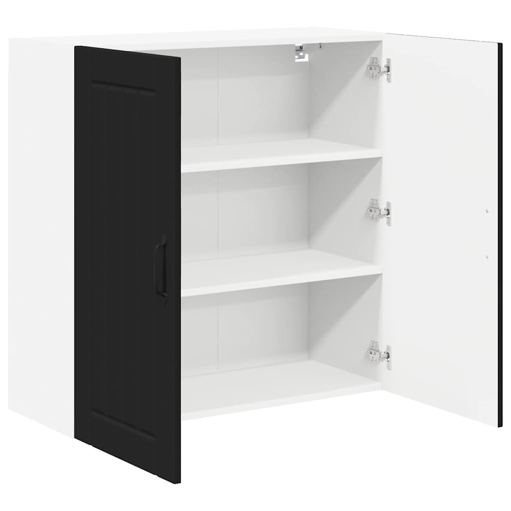 Küchenschrank Schwarz 80 x 31 x 80 cm Holzwerkstoff