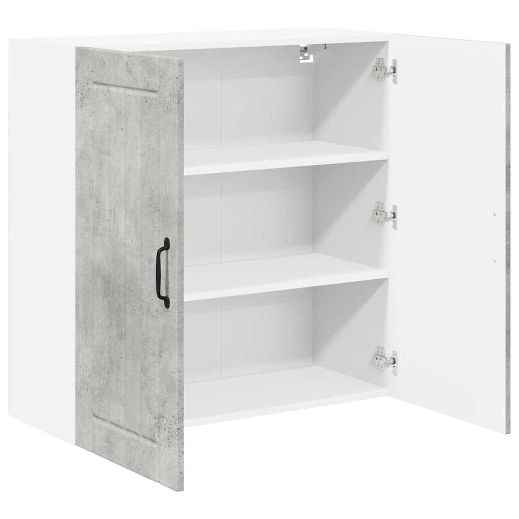 Küchenschrank Beton Grau 80 x 31 x 80 cm Holzwerkstoff