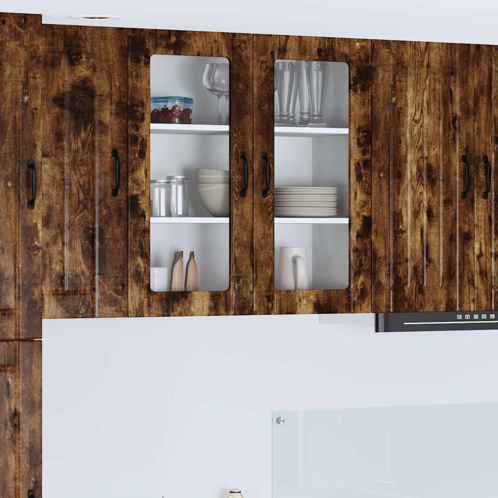 Küchenschrank Geräucherte Eiche 80 x 31 x 80 cm Holzwerkstoff