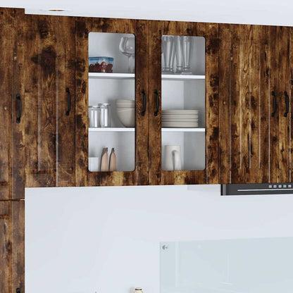 Küchenschrank Geräucherte Eiche 80 x 31 x 80 cm Holzwerkstoff