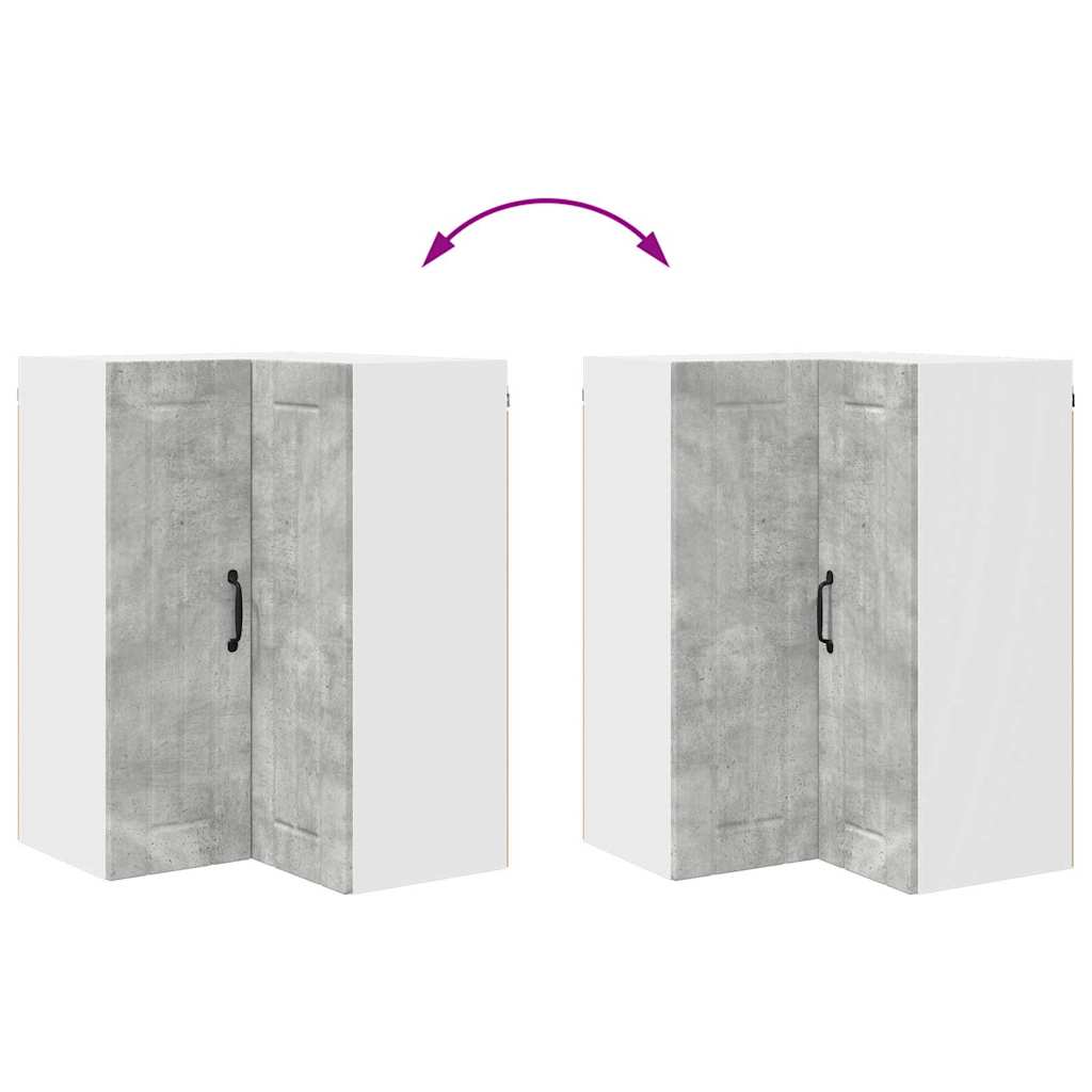 Küchenschrank Beton Grau 57 x 57 x 80 cm Holzwerkstoff