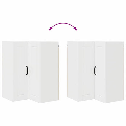 Küchenschrank Hochglanz Weiß 57 x 57 x 80 cm Holzwerkstoff