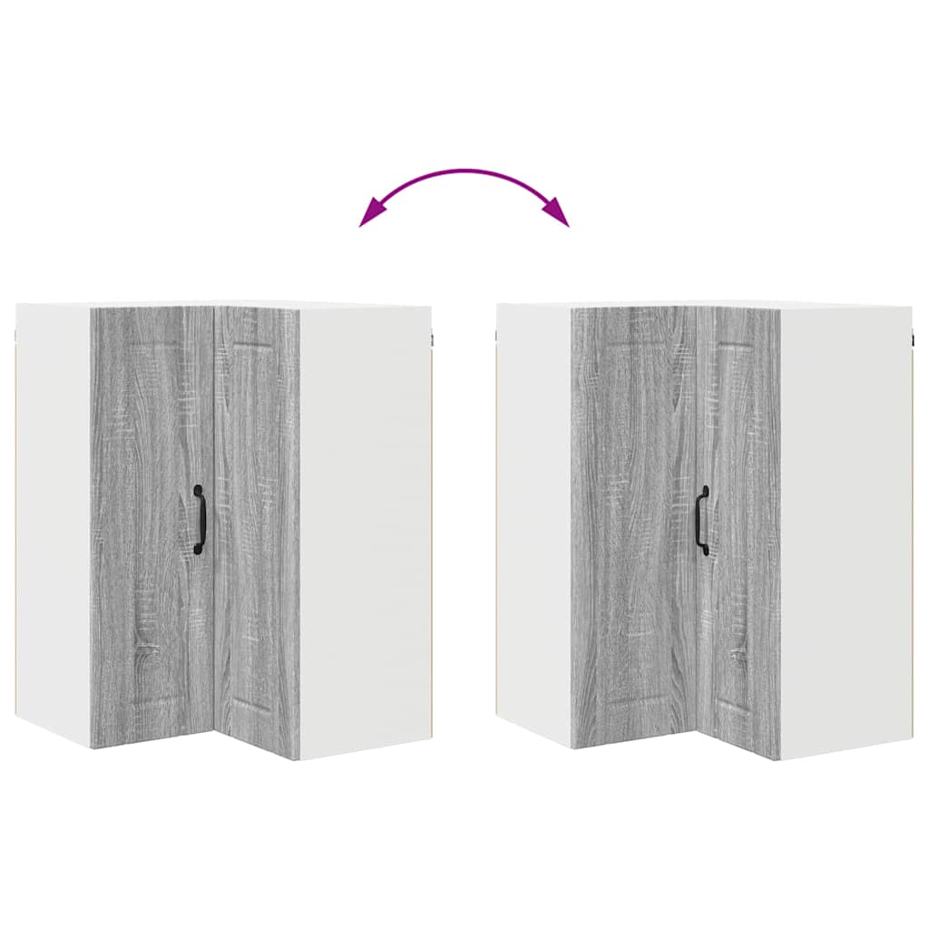 Küchenschrank Graues Sonoma 57 x 57 x 80 cm Holzwerkstoff