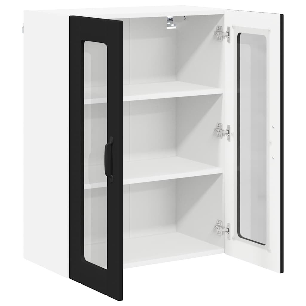 Küchenschrank Schwarz 60 x 31 x 80 cm Holzwerkstoff