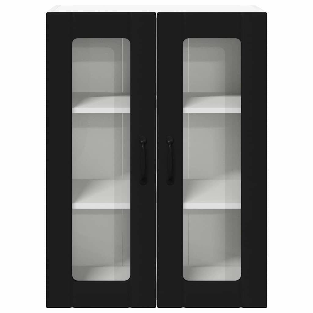 Küchenschrank Schwarz 60 x 31 x 80 cm Holzwerkstoff