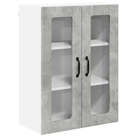 Küchenschrank Beton Grau 60 x 31 x 80 cm Holzwerkstoff