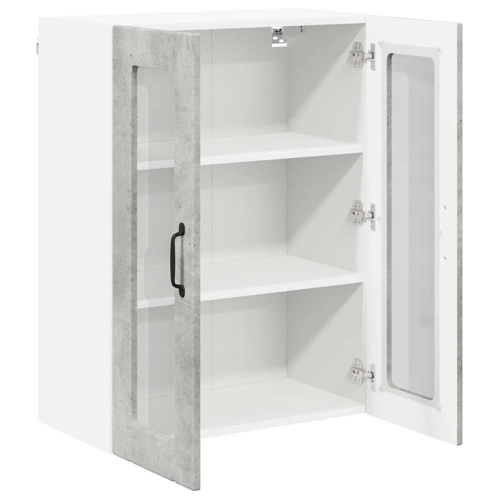 Küchenschrank Beton Grau 60 x 31 x 80 cm Holzwerkstoff