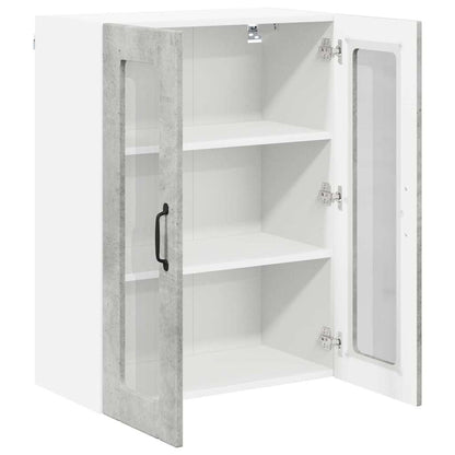 Küchenschrank Beton Grau 60 x 31 x 80 cm Holzwerkstoff