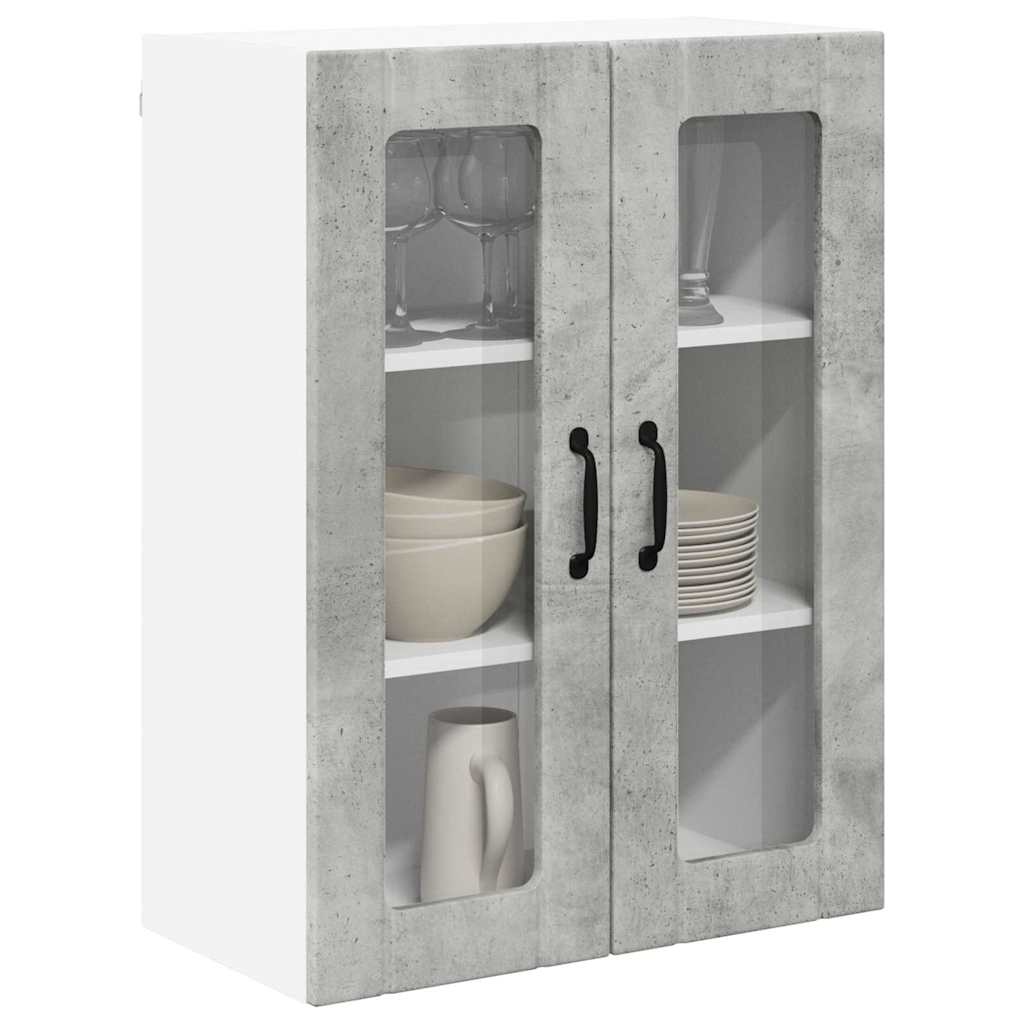 Küchenschrank Beton Grau 60 x 31 x 80 cm Holzwerkstoff
