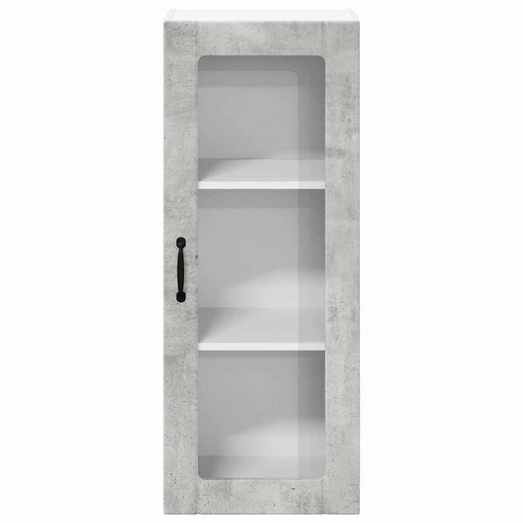 Küchenschrank Beton Grau 40 x 31 x 100 cm Holzwerkstoff