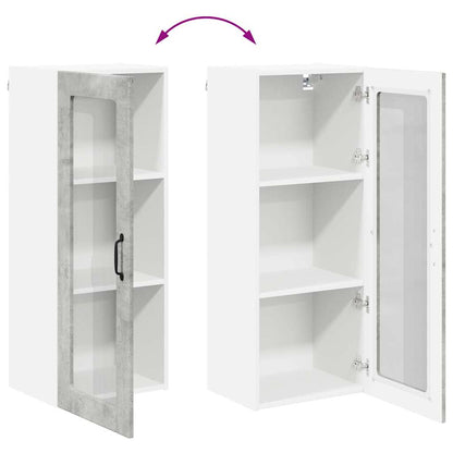 Küchenschrank Beton Grau 40 x 31 x 100 cm Holzwerkstoff