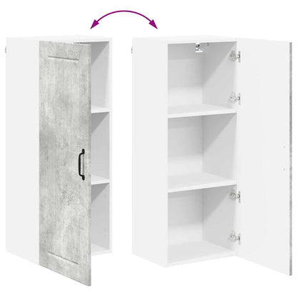 Küchenschrank Beton Grau 40 x 31 x 100 cm Holzwerkstoff