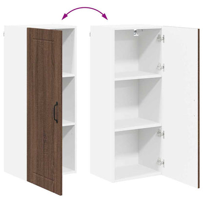 Küchenschrank Braun Eichen-Optik 40 x 31 x 100 cm Holzwerkstoff