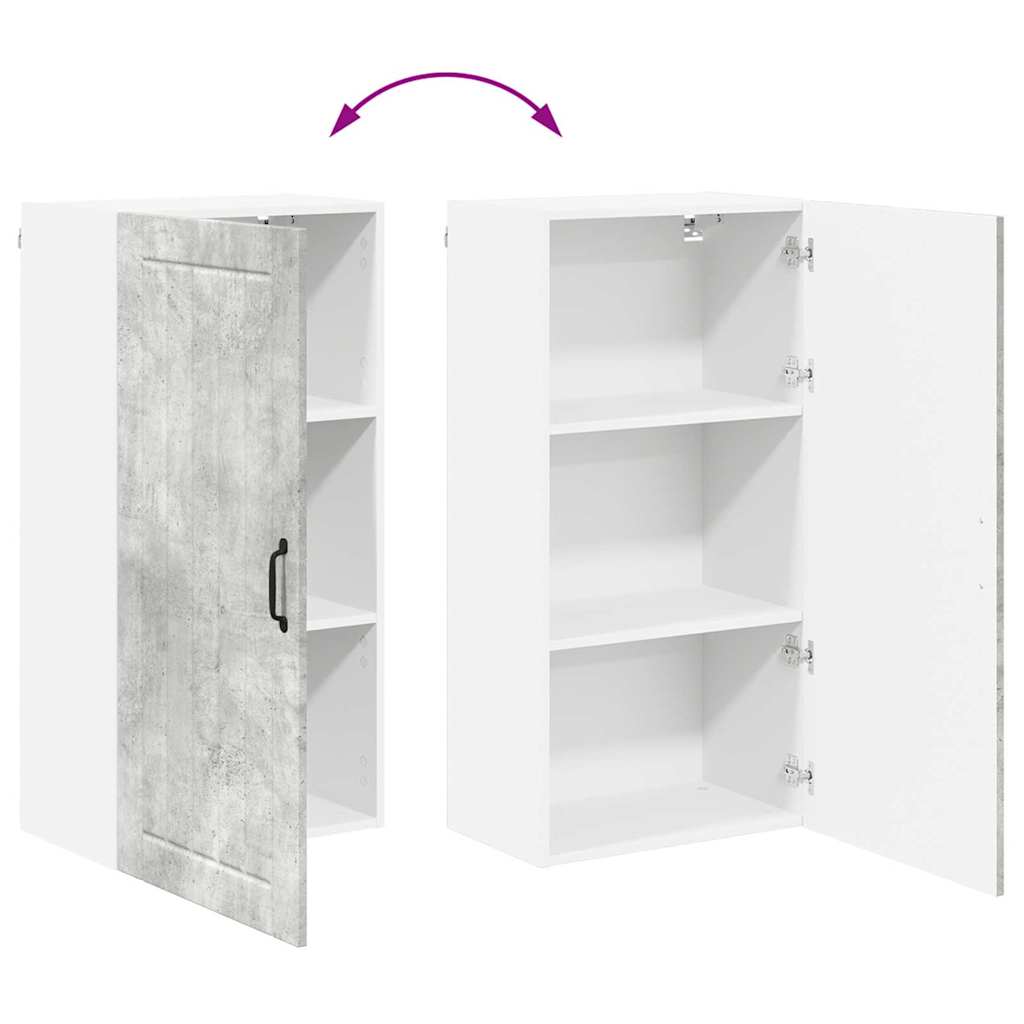 Küchenschrank Beton Grau 50 x 31 x 100 cm Holzwerkstoff