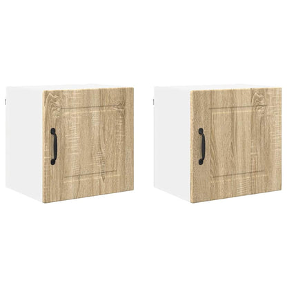 Küchenschrank 2 pcs Sonoma-Eiche 40 x 31 x 40 cm Holzwerkstoff