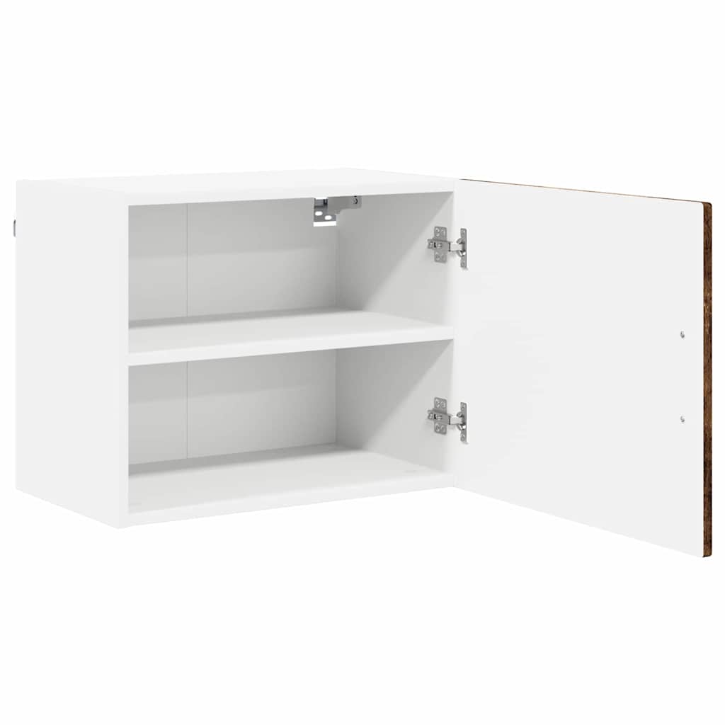 Küchenschrank mit Regal 2 pcs Geräucherte Eiche 50 x 31 x 40 cm