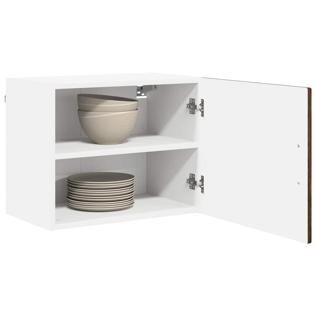 Küchenschrank mit Tür 2 pcs Braun Eichen-Optik 50 x 31 x 40 cm