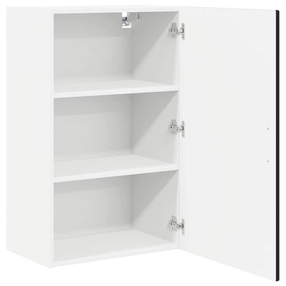 Küchenschrank mit Regal Schwarz 50 x 31 x 80 cm Holzwerkstoff