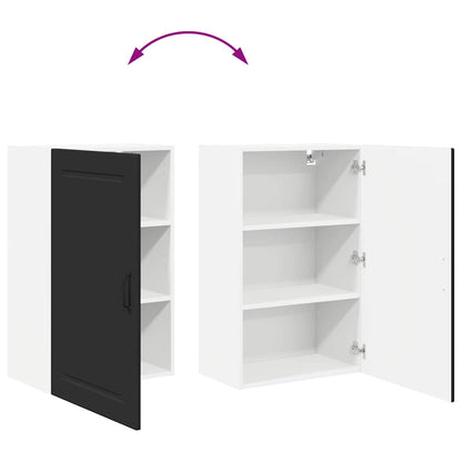 Küchenschrank mit Regal Schwarz 50 x 31 x 80 cm Holzwerkstoff