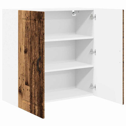 Küchenschrank mit Regal Altholz 80 x 31 x 80 cm Holzwerkstoff