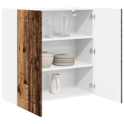 Küchenschrank mit Regal Altholz 80 x 31 x 80 cm Holzwerkstoff