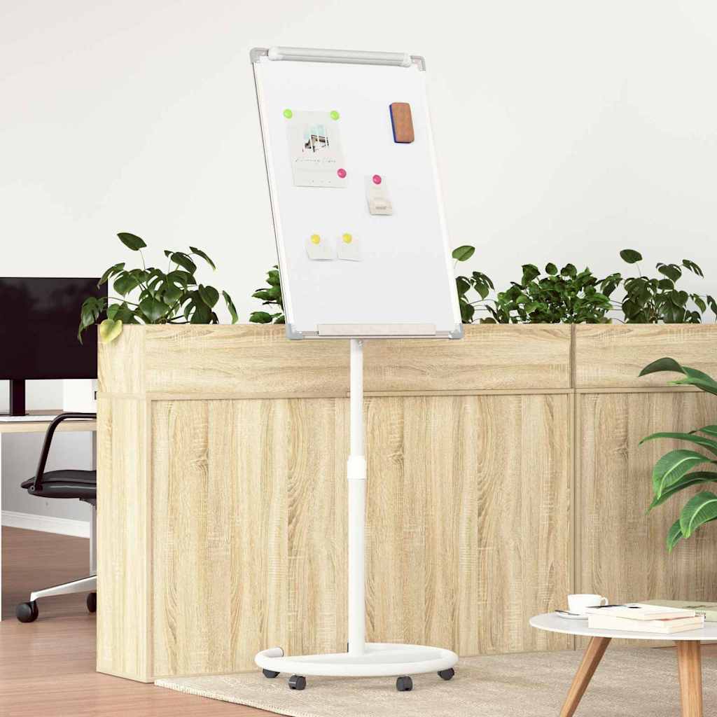 Magnetische Weißwandtafel Weiß und grau 62 x 62 x 195 cm EPS