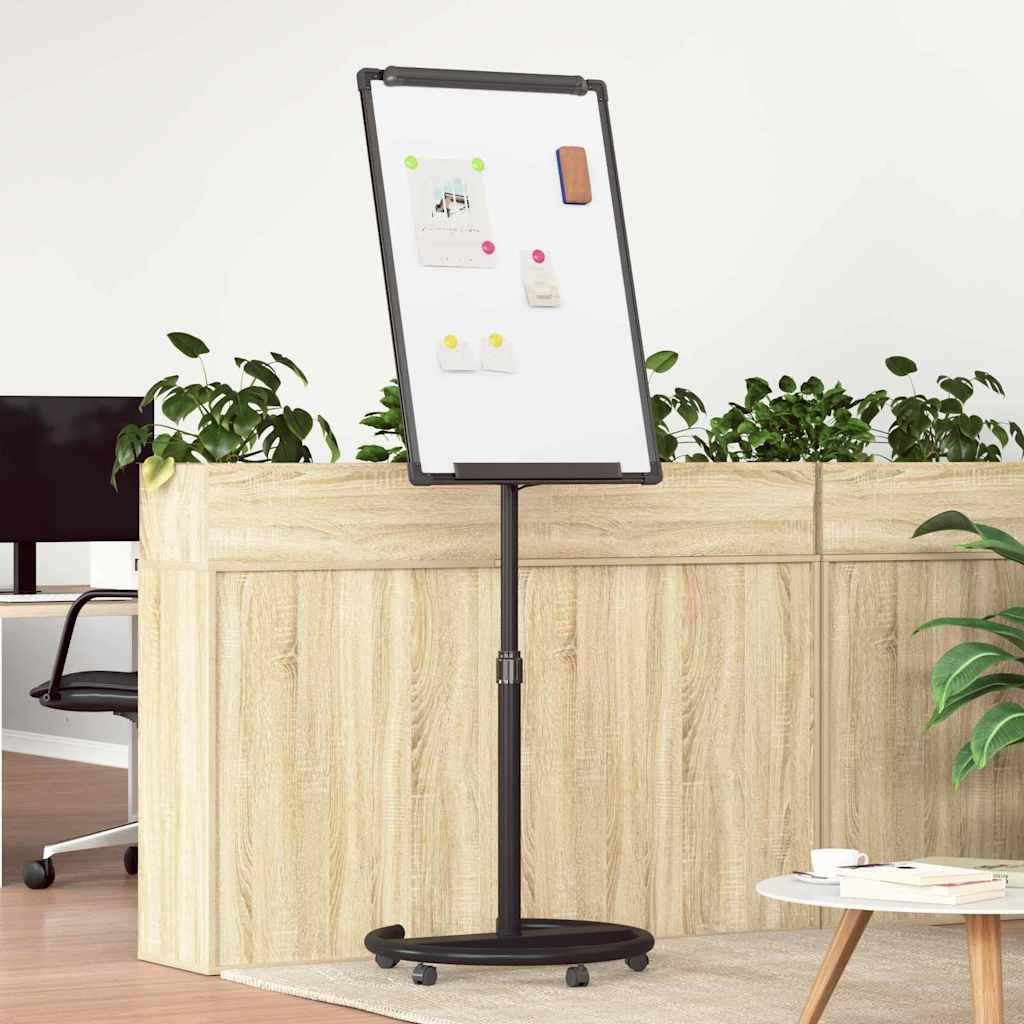 Magnetische Weißwandtafel Weiß und Schwarz 62 x 62 x 195 cm EPS