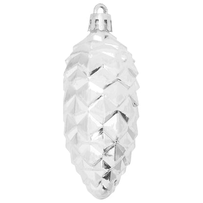 Weihnachts-Tannenzapfen Ball 40 pcs Silber