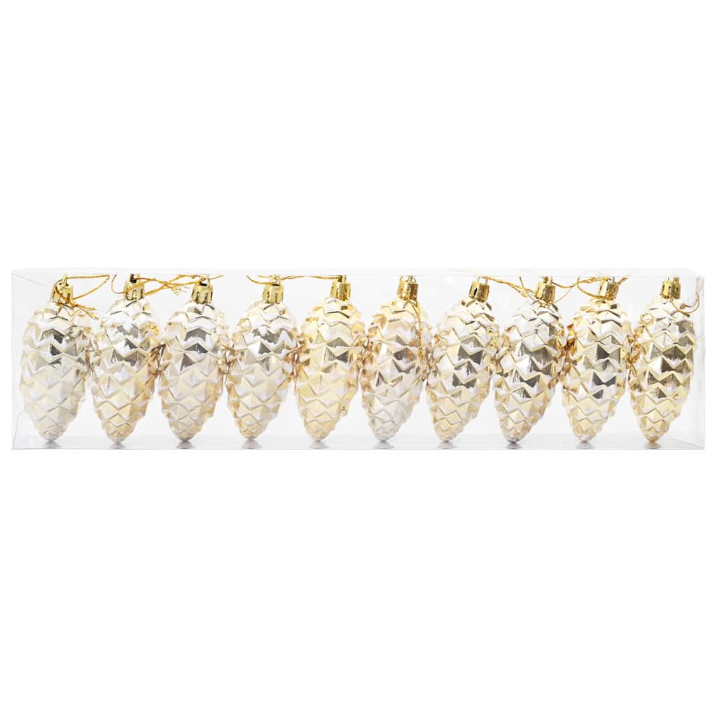 Weihnachts-Tannenzapfen Ball 40 pcs Gold