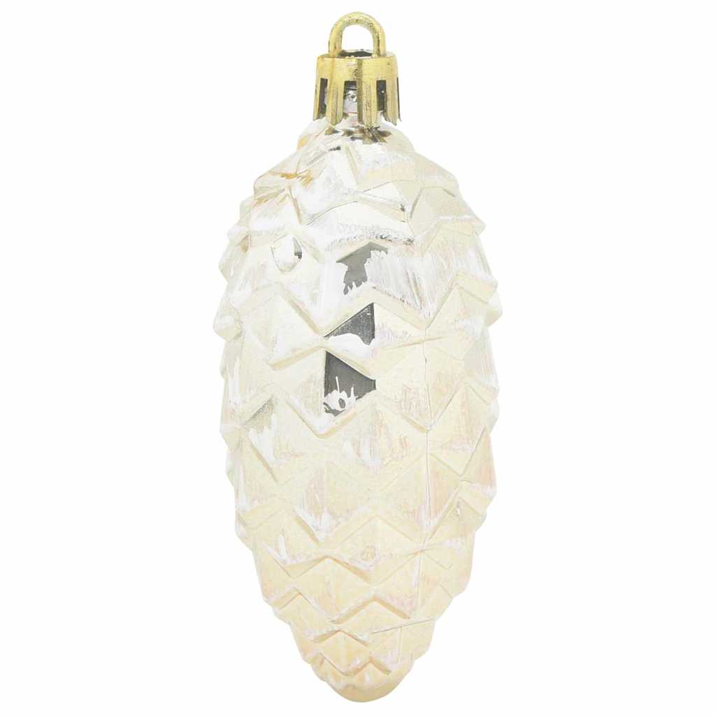 Weihnachts-Tannenzapfen Ball 40 pcs Champagner