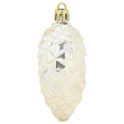 Weihnachts-Tannenzapfen Ball 40 pcs Champagner