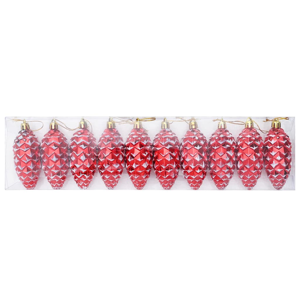 Weihnachts-Tannenzapfen Ball 40 pcs Rot