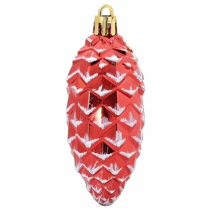 Weihnachts-Tannenzapfen Ball 40 pcs Rot