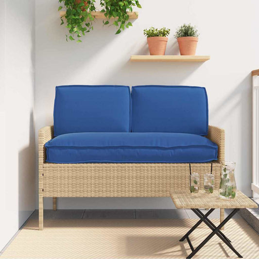 Pallet Kissen Set mit Kissen 3 pcs Königsblau 120 x 50 x 12 cm