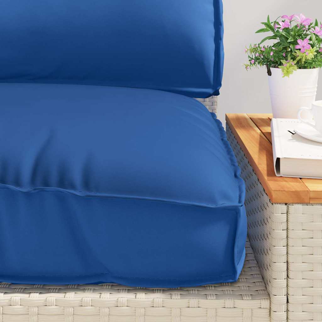 Pallet Kissen Set mit Kissen 3 pcs Königsblau 120 x 80 x 12 cm