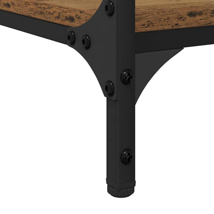 Schreibtisch mit Regal Altholz 140 x 50 x 75 cm Holzwerkstoff