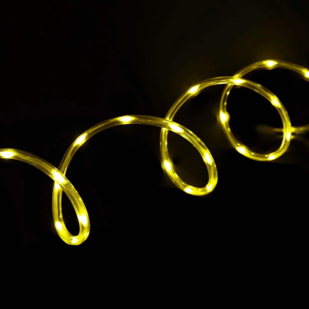 Lichtseil mit 2400 LEDs Warmes Weiß 100 m PVC
