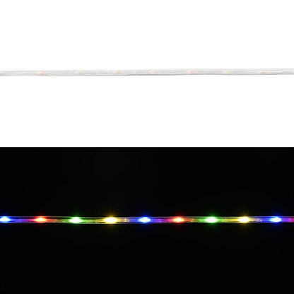 Lichtseil mit 2400 LEDs Mehrfarbig 100 m PVC