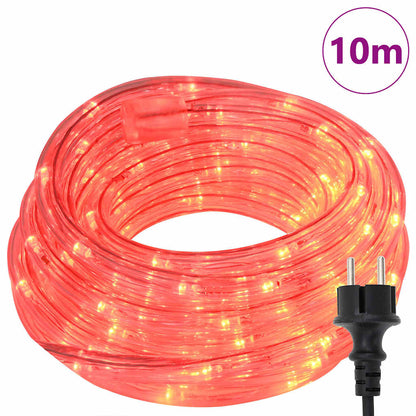 Lichtseil mit 240 LEDs Rot 10 m PVC