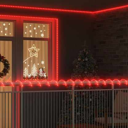 Lichtseil mit 480 LEDs Rot 20 m PVC