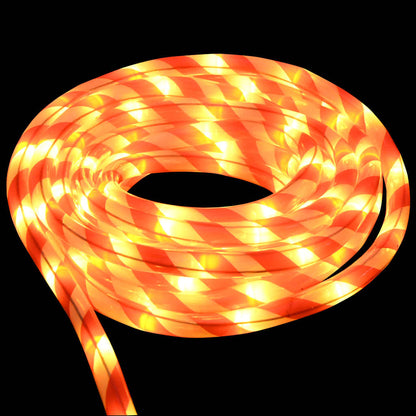 Lichtseil mit 2400 LEDs Warmes Weiß 100 m PVC