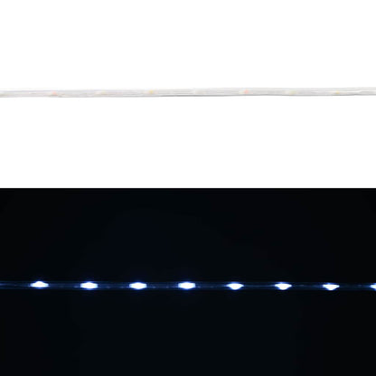 Lichtseil mit 120 LEDs Kaltweiß 5 m PVC