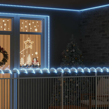 Lichtseil mit 120 LEDs Kaltweiß 5 m PVC