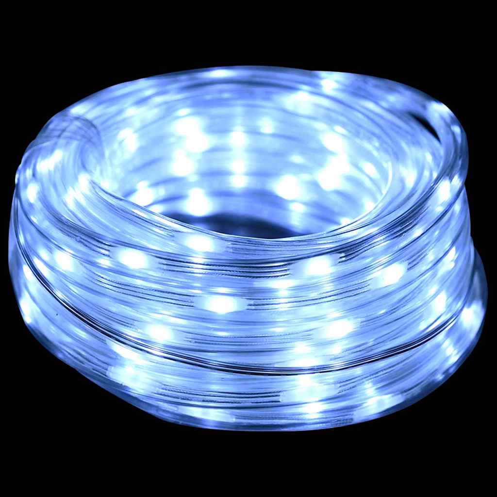Lichtseil mit 120 LEDs Kaltweiß 5 m PVC