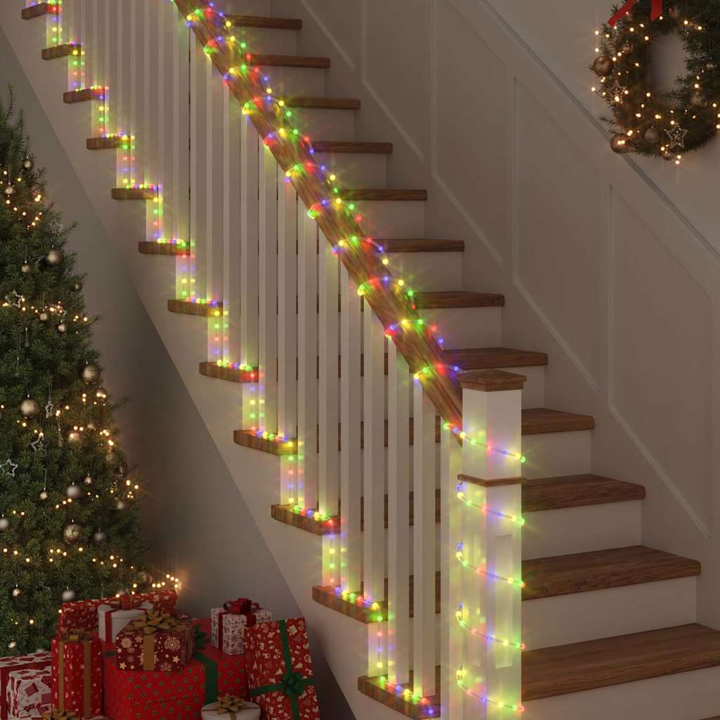 Lichtseil mit 240 LEDs Mehrfarbig 10 m PVC