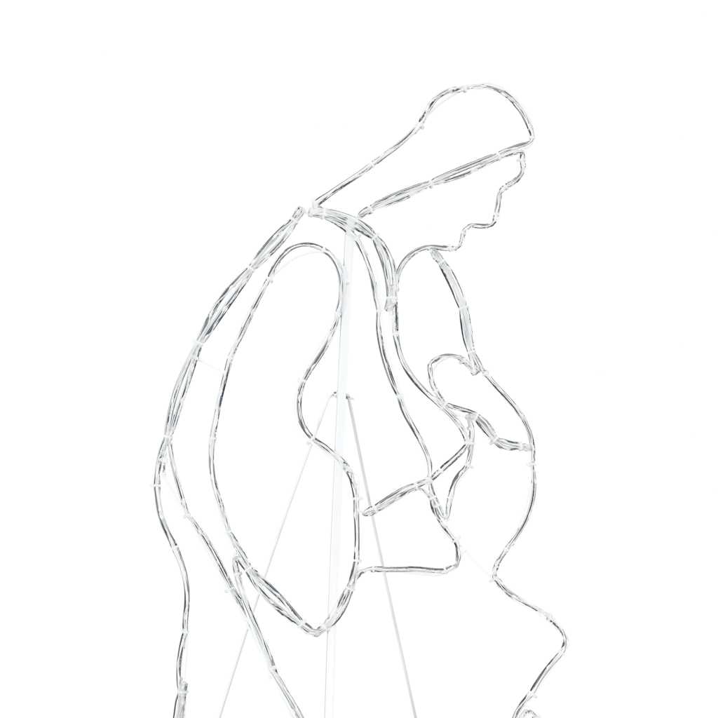 Beleuchtete Krippenszene Mehrfarbig 112 x 72 cm PVC