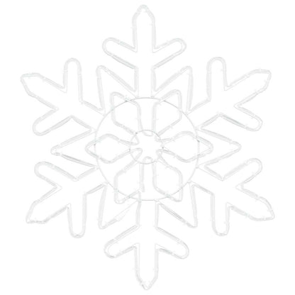 Weihnachts Schneeflocke Blau 55.5 x 55.5 x 0.75cm PVC