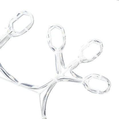 Weihnachts-Schneeflocke mit 252 LEDs Warmes Weiß 45 x 38 cm PVC