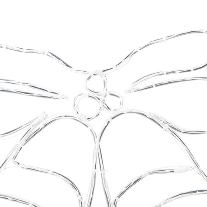 Weihnachtsglocke mit 144 LEDs Mehrfarbig 56 x 46 cm PVC