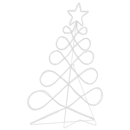 Lichterbaum in Weihnachtsbaumform Mehrfarbig 80 x 56 cm PVC